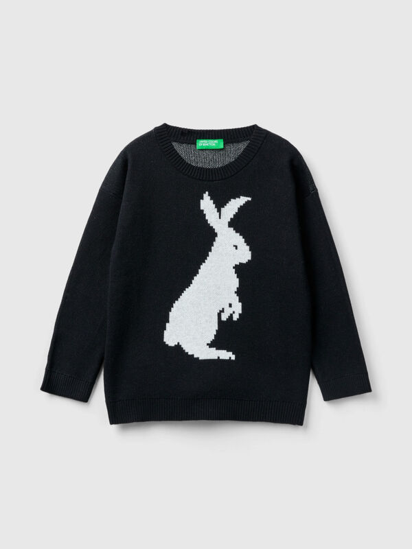Sweater with bunny design Junior Boy