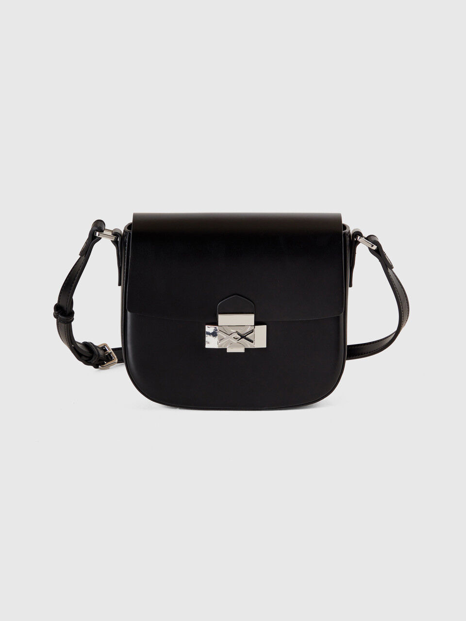 Leather Crossbody Bag - Black - Ladies | H&M GB