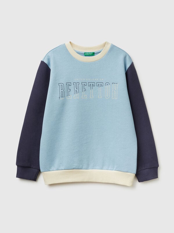 Warm sweatshirt with logo Junior Boy