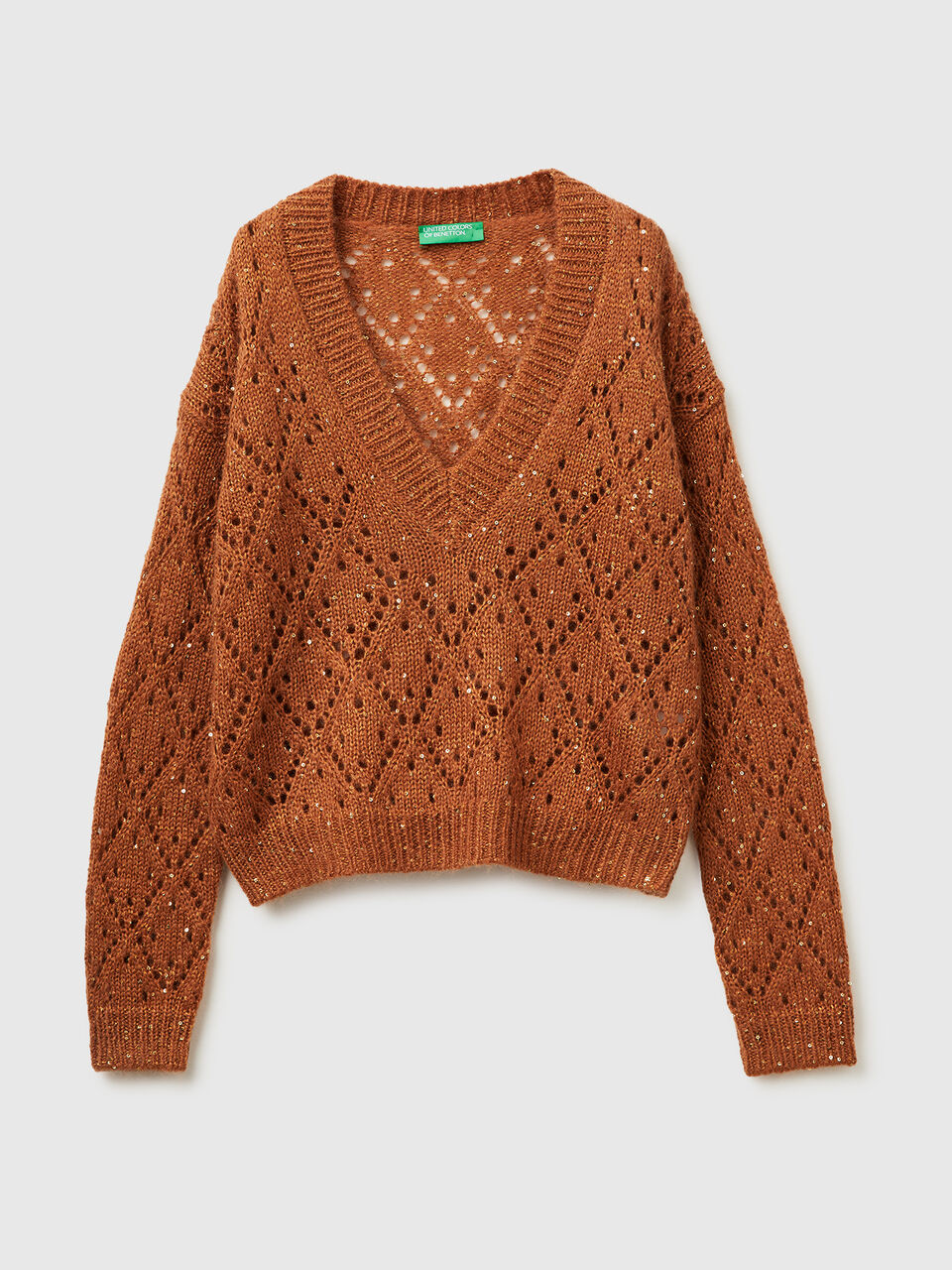 V NECK SWEATER L/S Women image number null