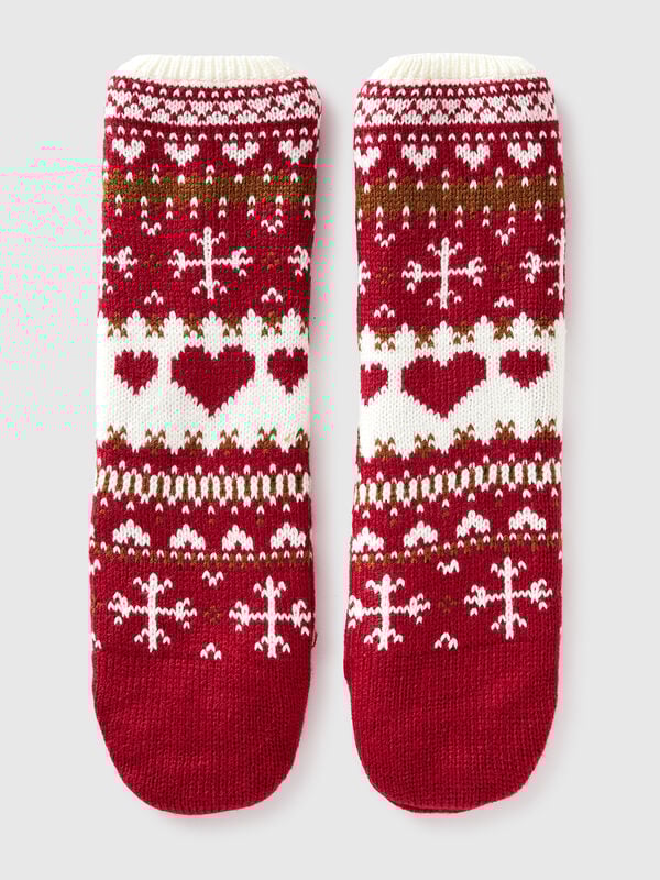 Non-slip Christmas socks