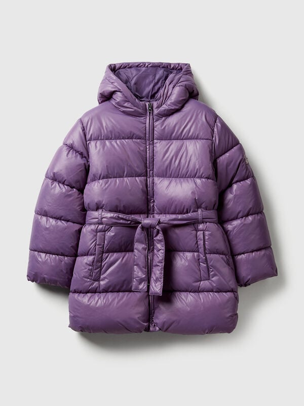 Long jacket with belt Junior Girl