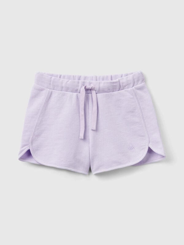 Sweat shorts in 100% organic cotton Junior Girl