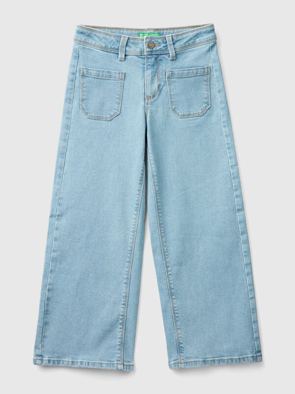 "Eco-Recycle" recycled cotton blend jeans Junior Girl