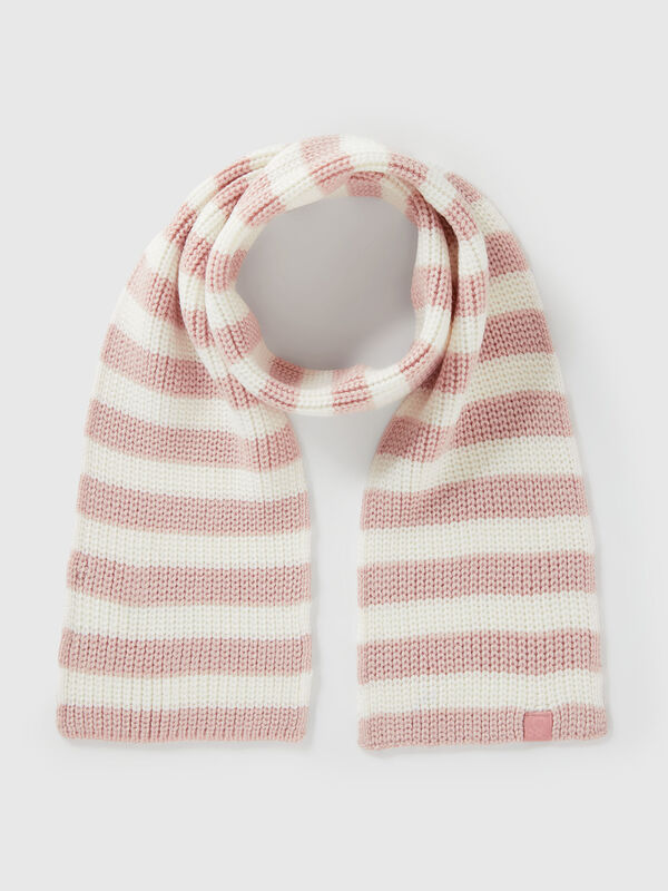 Scarf with multicolor stripes Junior Boy
