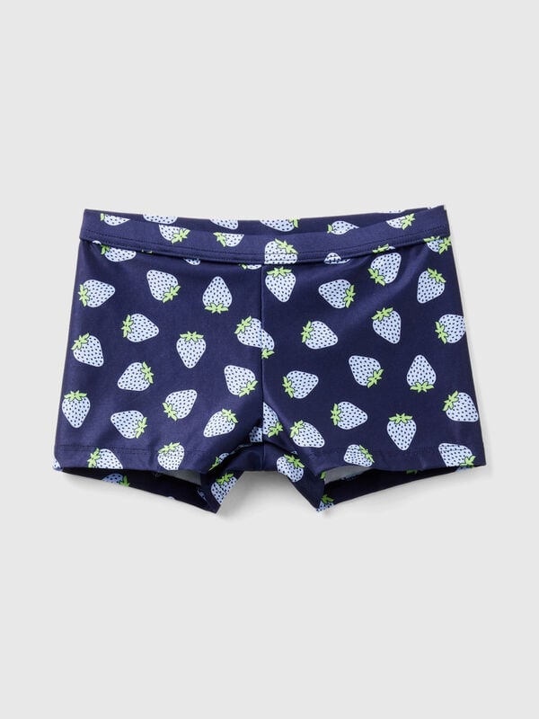 Swim trunks with strawberry pattern Junior Boy