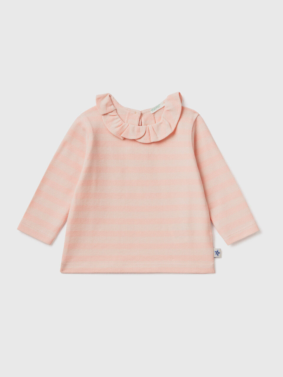 Striped t-shirt with collar