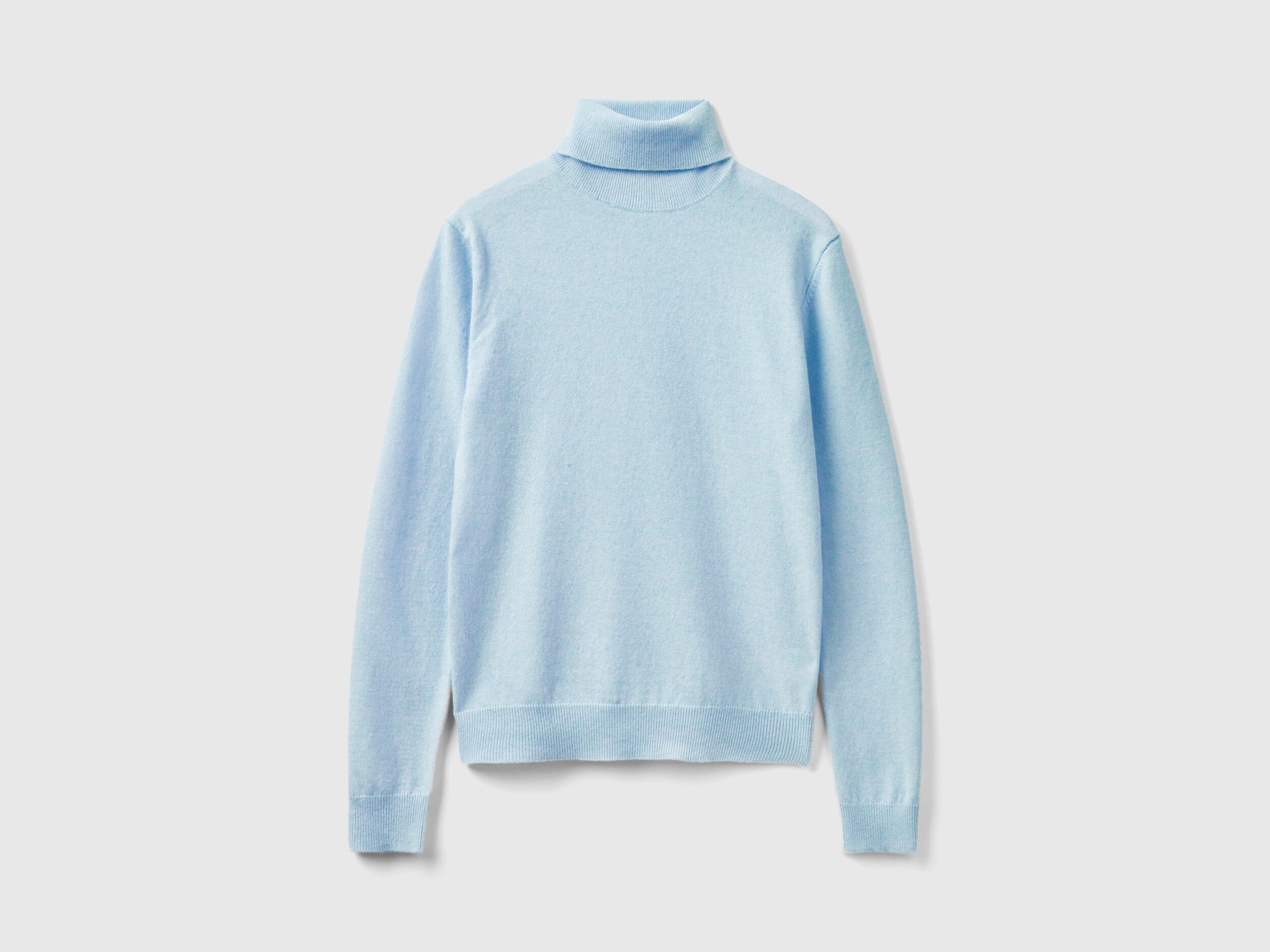 Sky blue 2025 turtleneck mens