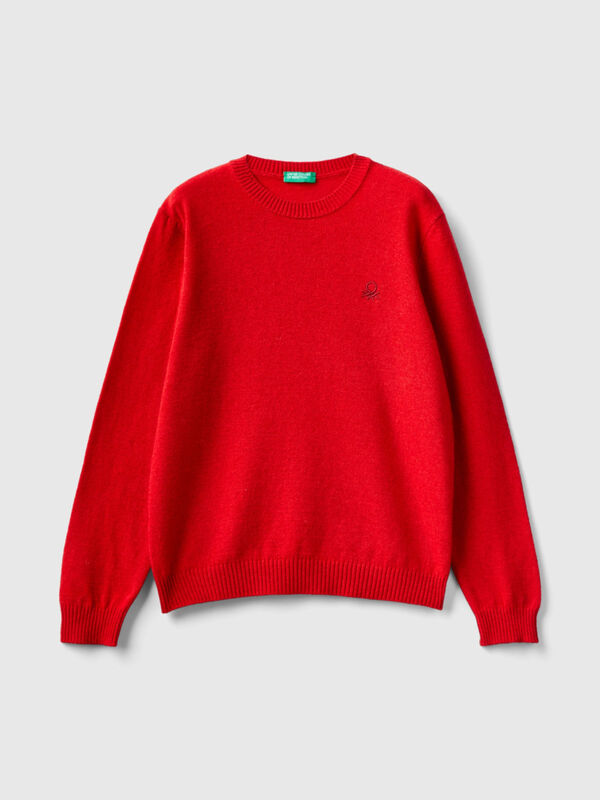 Sweater in cashmere and wool blend Junior Boy