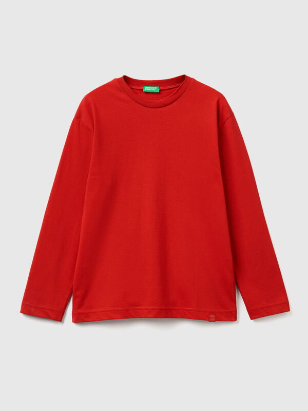 Cotton crew neck t-shirt  Junior Boy