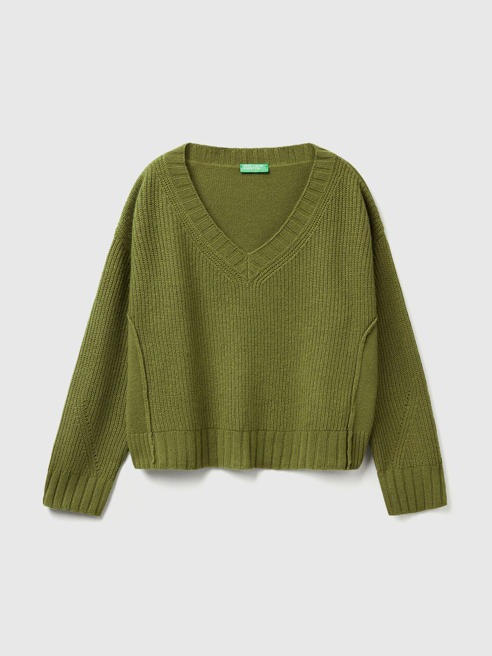 V NECK SWEATER L/S Women image number null