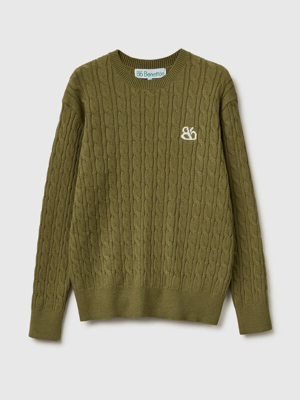 Sweater with cables Women