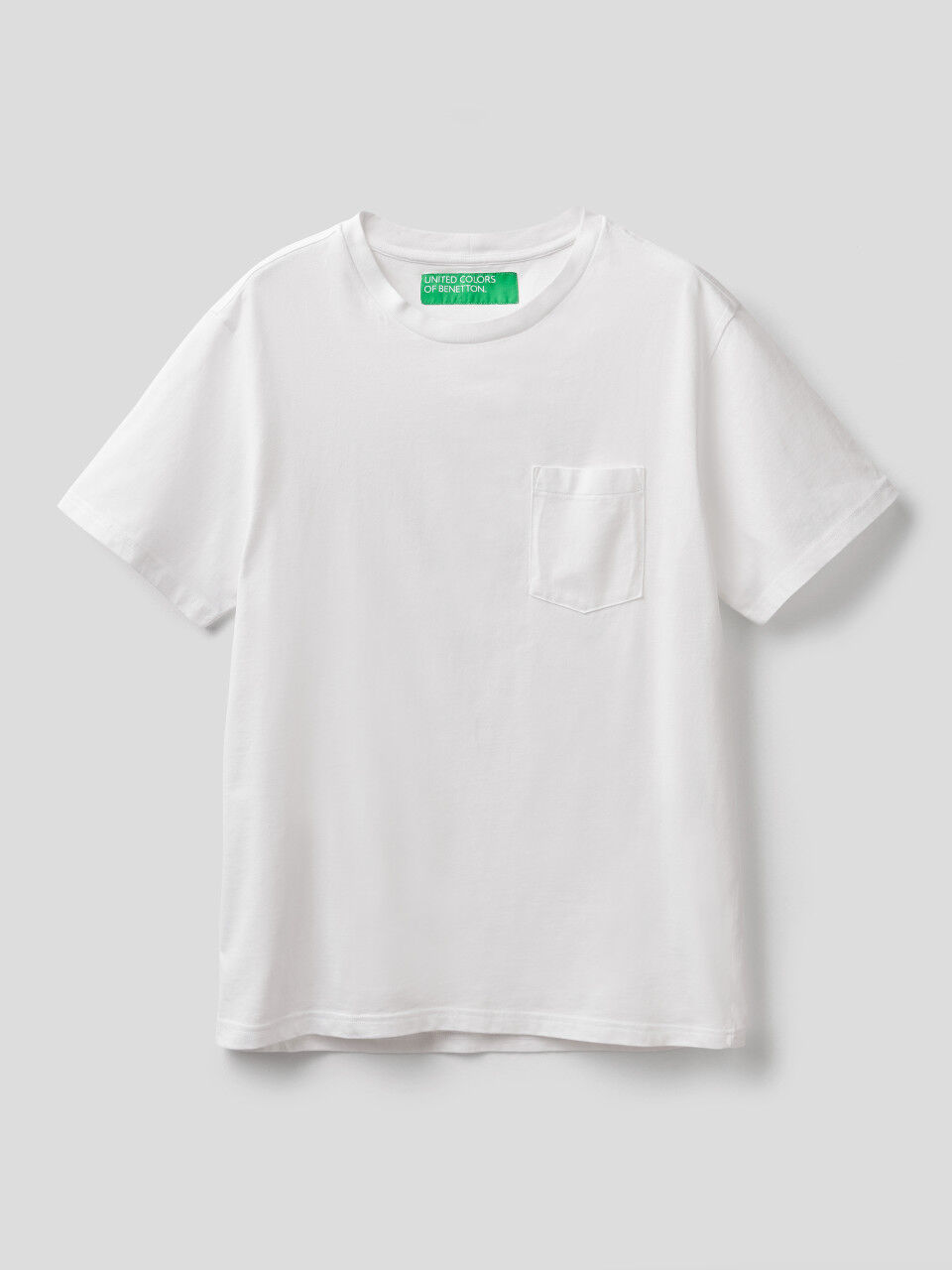 T-shirt In 100% Cotone Biologico United Colors of Benetton Abbigliamento Top e t-shirt T-shirt T-shirt a maniche corte 