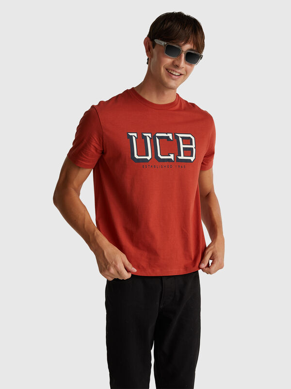 T-shirt in cotton with logo Men