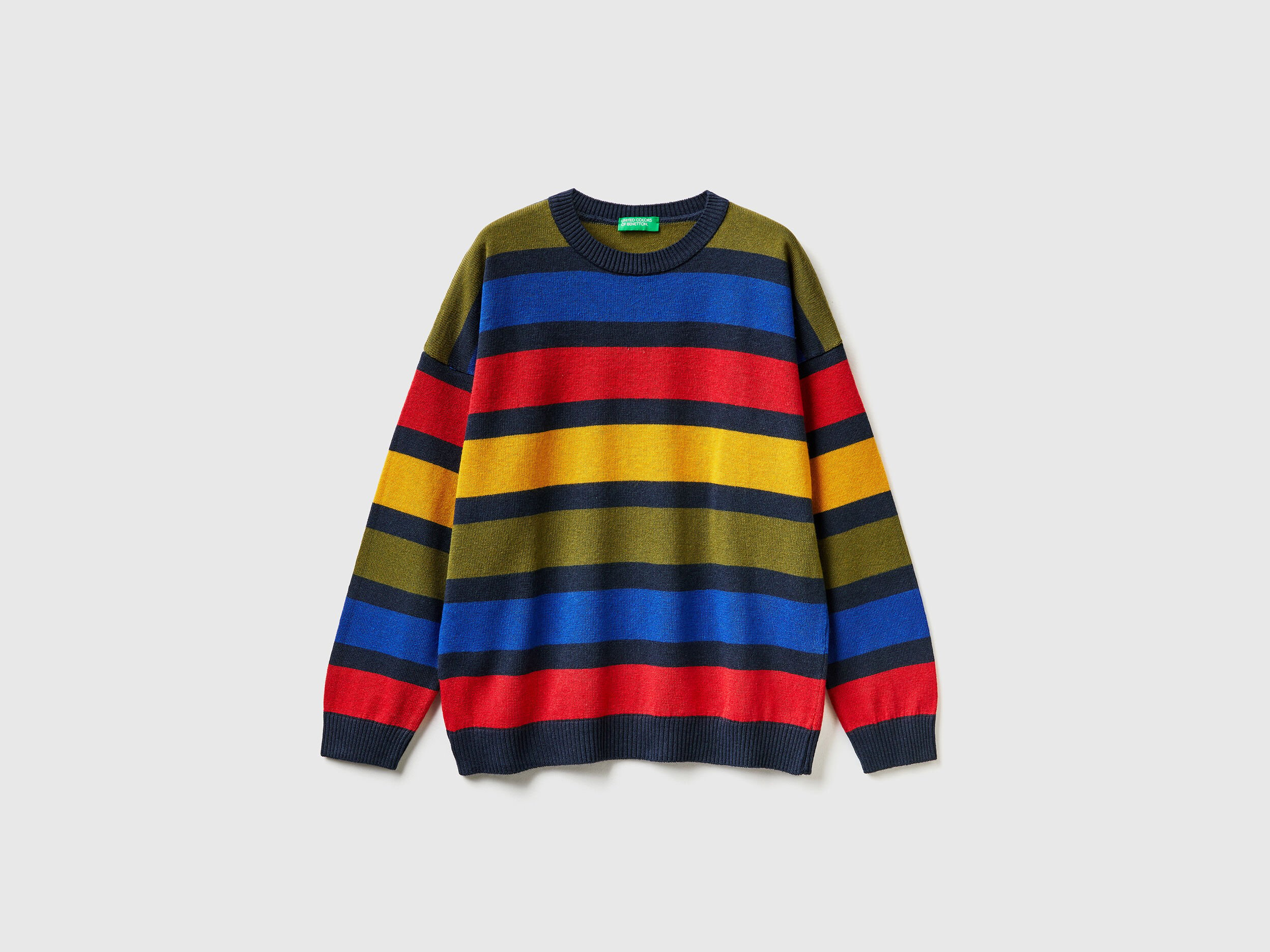 Mens rainbow sale striped jumper