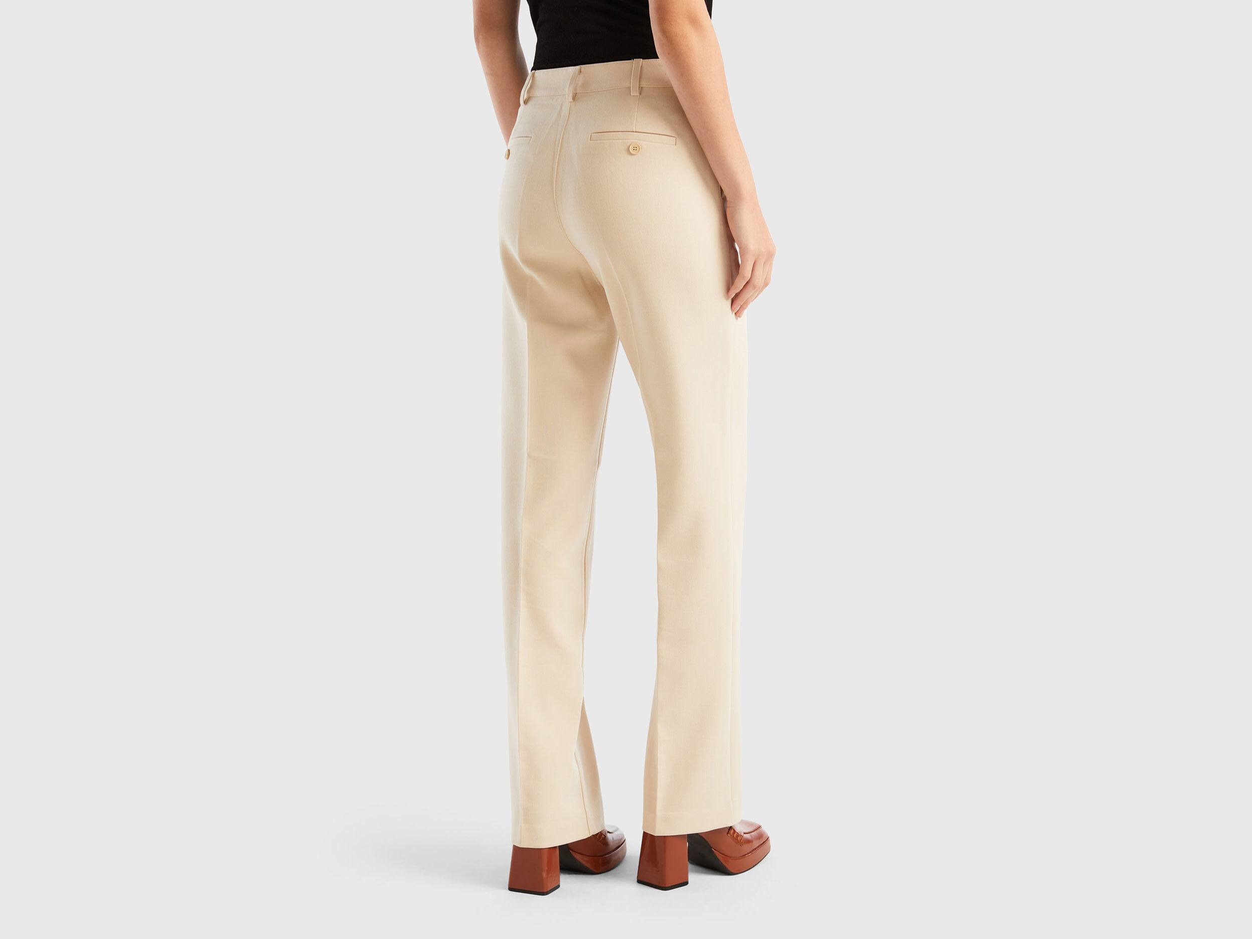 Site logan sale stretch fit trousers