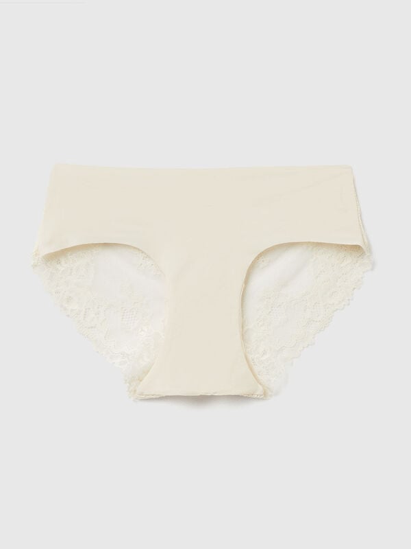 Stretch underwear with lace Women