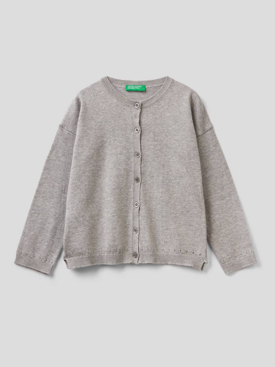 Benetton Cardigan with glittery buttons. 1