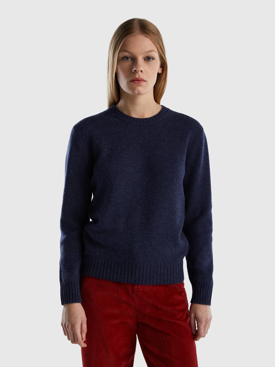 Benetton Sweater in pure Shetland wool. 1